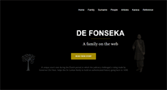 Desktop Screenshot of defonseka.com